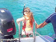 Elena Koshka in Elena Sucks You Off And Plays Outside Before You Go Snorkel - ATKGirlfriends