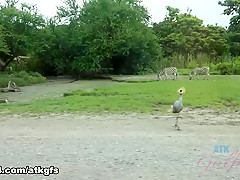 Moka Mora in Moka Is Having The Best Time Feeding Animals - ATKGirlfriends