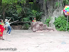 Moka Mora in Moka Is Having The Best Time Feeding Animals - ATKGirlfriends