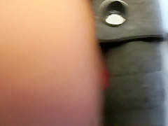 Hot brunette MILF with great tits outdoors sex