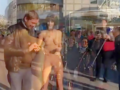 Naked Selfie on Alexanderplatz