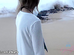 Lily Adams in Lily Wants To Fuck On The Beach, And You Can't Wait To Do It - ATKGirlfriends