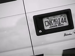 Faye ends in van for bdsm and rough bdsm outdoor sex