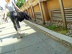 Hot college girl In Tight Jeans 10.05.2018