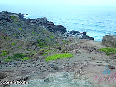 Sami Parker in Sami Explores More Of The Island, And Feeds The Chickens - ATKGirlfriends