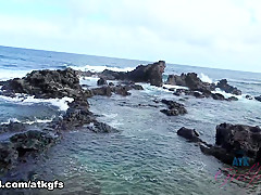 Sami Parker in Sami Explores More Of The Island, And Feeds The Chickens - ATKGirlfriends