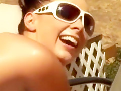 Hot Brunette Fucking Outdoors