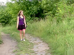 Hottest pornstar Alexis Crystal in crazy college, outdoor porn movie