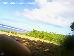 Teen Masturbates At The Beach
