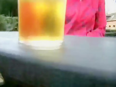 Flashing in Pub Garden and Masturbating