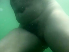 underwater naked swim