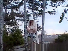 MILFY Housewife Naked Outside Public Nudkty Amateur Flashing