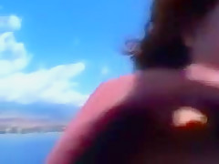 Maui - Cutie college girl Enjoys Holiday with Two Big Cocks