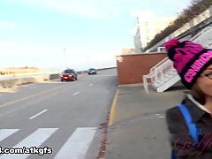 Norah Nova in Norah Is Digging The Chicago Museums, But She Never Stops Teasing - ATKGirlfriends