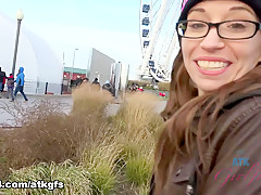 Norah Nova in Norah Is Digging The Chicago Museums, But She Never Stops Teasing - ATKGirlfriends