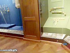 Norah Nova in Norah Is Digging The Chicago Museums, But She Never Stops Teasing - ATKGirlfriends