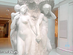 Norah Nova in Norah Is Digging The Chicago Museums, But She Never Stops Teasing - ATKGirlfriends