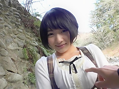Horny Japanese girl in Crazy Blowjob, POV JAV scene