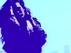 Brunette flashes at public park & beach