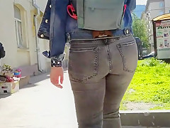 Nice girl with massive ass