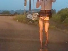 Outdoor crossdresseer