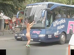 Crazy outdoor humiliation