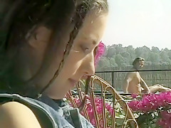 Young Roswitha aka Maria outdoors fuck
