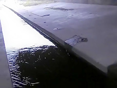 Extreme sex outdoors with cute blonde