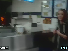 British skinny Leyla flashing in London