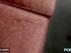 British skinny Leyla flashing in London