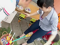 Crazy Japanese girl in Incredible Outdoor, Public JAV movie