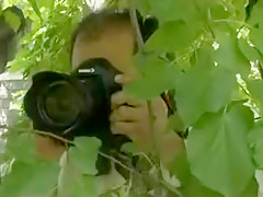 Jade Laroche outdoor sex in paris park