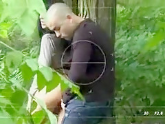 Jade Laroche outdoor sex in paris park