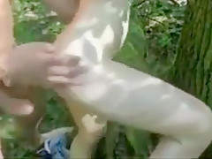 college girl fucking in a forest