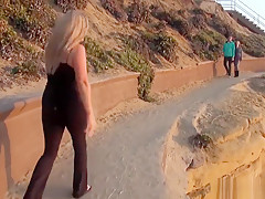 46 year old MILF loves public Flashing