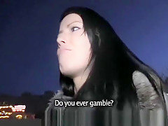 PublicAgent Blowjob on fairground ride before outdoor fuck