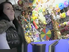PublicAgent Blowjob on fairground ride before outdoor fuck