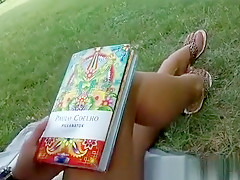 Real outdoor fuck with sexy chick