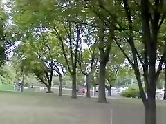 Real outdoor fuck with sexy chick