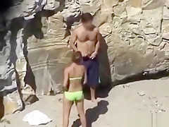 Doggystyle Quickie Public Beach