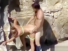Doggystyle Quickie Public Beach