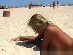 Ines Cudna Nude In The Beach