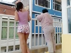 VA and friend gets off around mom