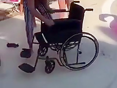 Public stripping game topless in Greece