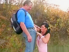 Hiker Gets A Wild Blowjob