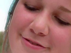Cute Redhead Teen Loves Masturbating Outdoors