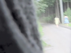 Exotic Japanese model in Fabulous Outdoor, Blowjob JAV video