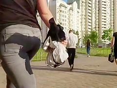 Plump girl with nice ass