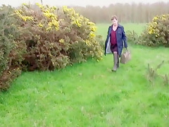 Small Titted Milf Suzy public masturbation and strip