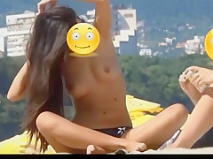Belle tette Italiane al mare